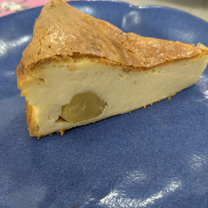 栗入りベイクドチーズケーキ